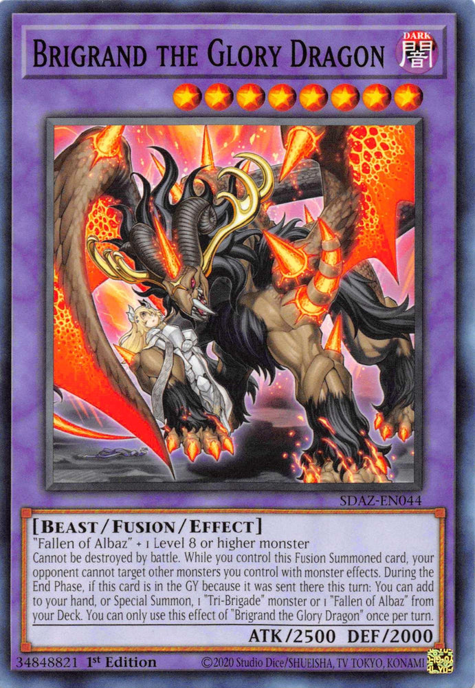 Brigrand the Glory Dragon [SDAZ-EN044] Common (ONLINE ORDER ONLY)