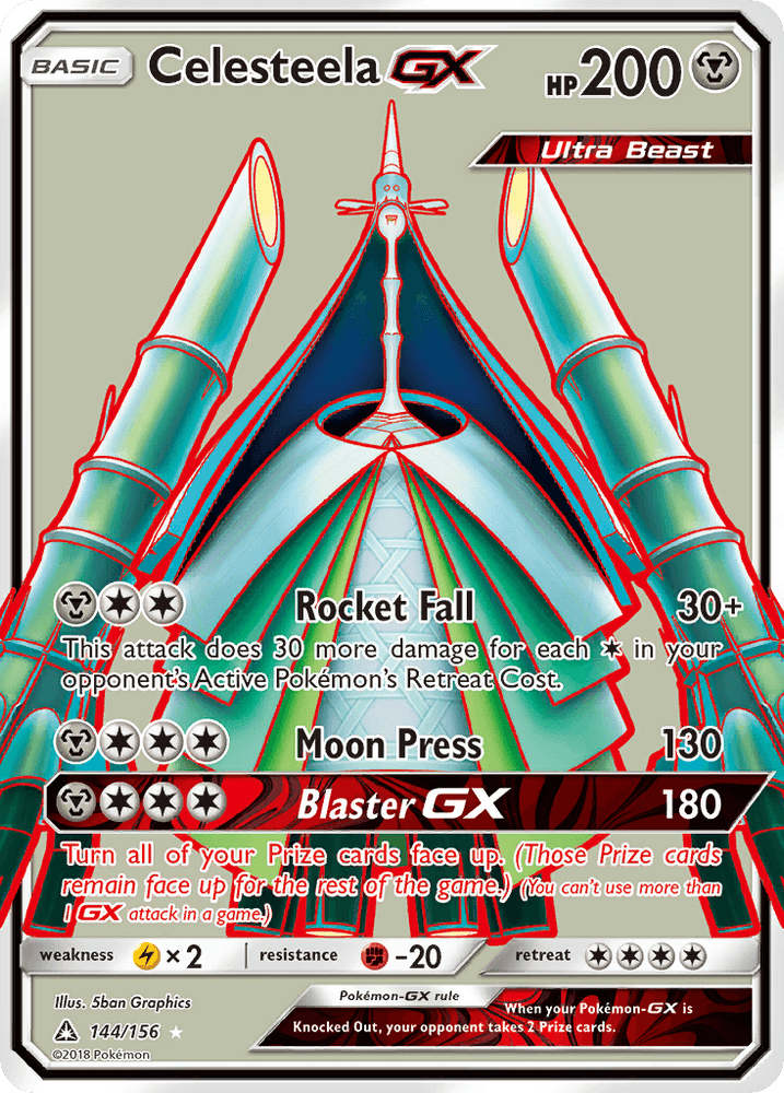 Celesteela GX (144/156) [Sun & Moon: Ultra Prism] (Online Only)