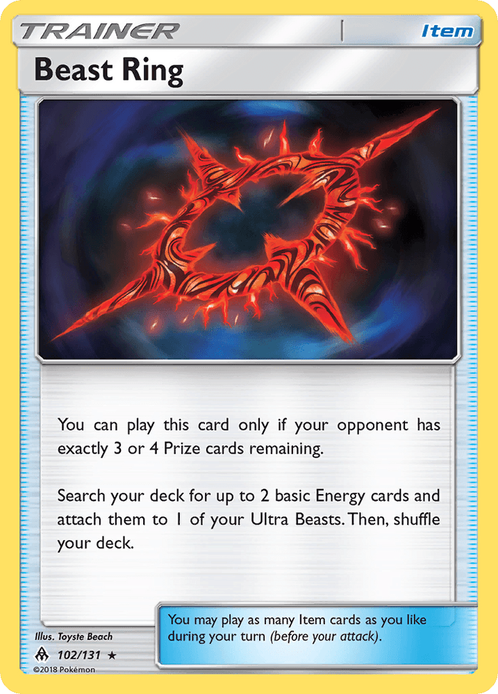 Beast Ring (102/131) [Sun & Moon: Forbidden Light] (Online Only)