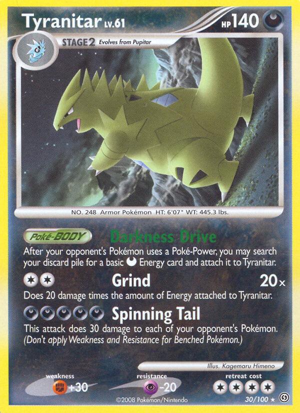 Tyranitar (30/100) (Theme Deck Exclusive) [Diamond & Pearl: Stormfront] (Online Only)