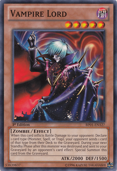 Vampire Lord [BP01-EN127] Common (ONLINE ORDER ONLY)