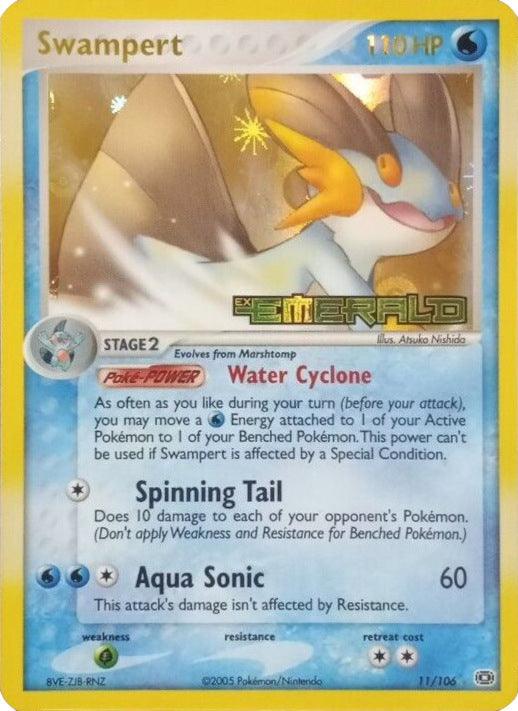 Swampert (11/106) (Stamped) [EX: Emerald] (Online Only)