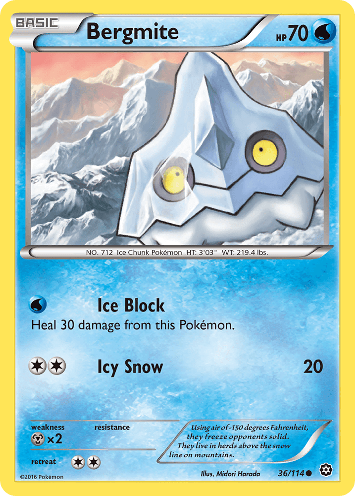 Bergmite (36/114) [XY: Steam Siege] (Online Only)