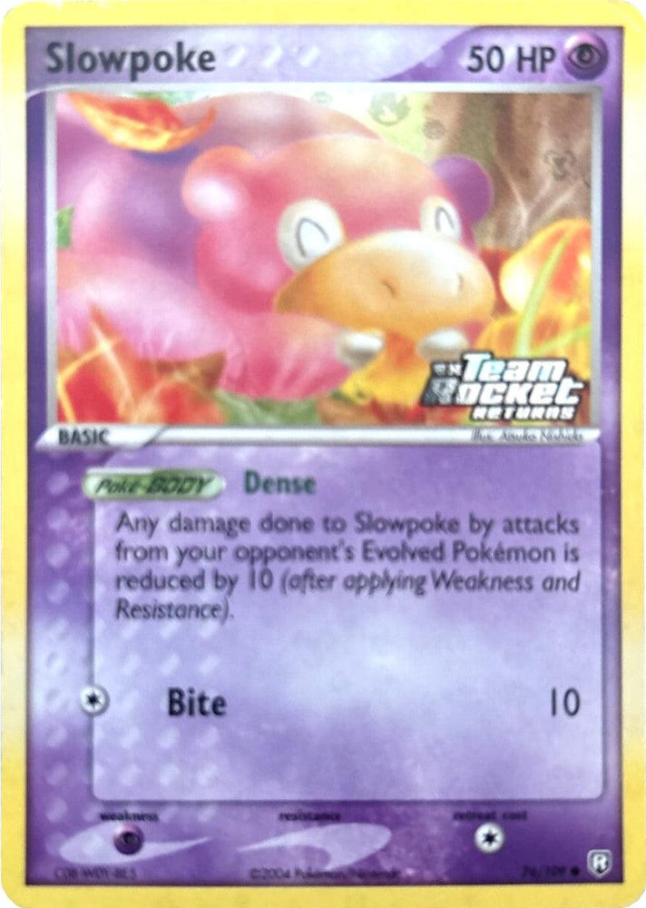 Slowpoke (76/109) (Stamped) [EX: Team Rocket Returns] (Online Only)