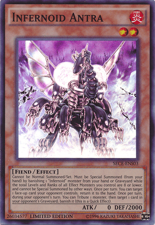Infernoid Antra [SECE-ENS03] Super Rare (ONLINE ORDER ONLY)