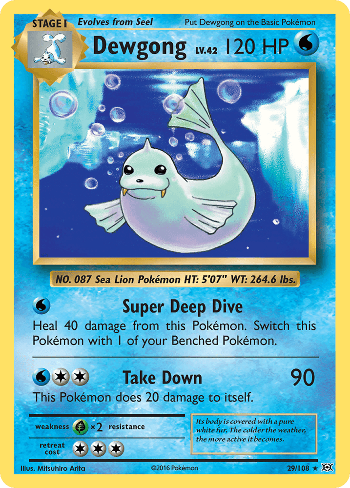 Dewgong (29/108) [XY: Evolutions] (Online Only)