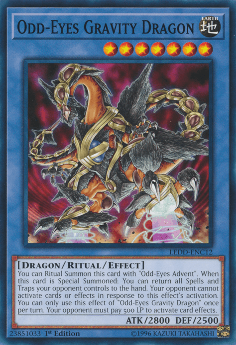 Odd-Eyes Gravity Dragon [LEDD-ENC12] Common (ONLINE ORDER ONLY)