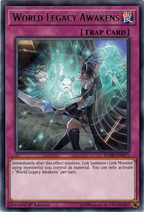 World Legacy Awakens [FLOD-EN071] Rare (ONLINE ORDER ONLY)