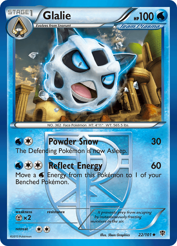 Glalie (22/101) [Black & White: Plasma Blast] (Online Only)