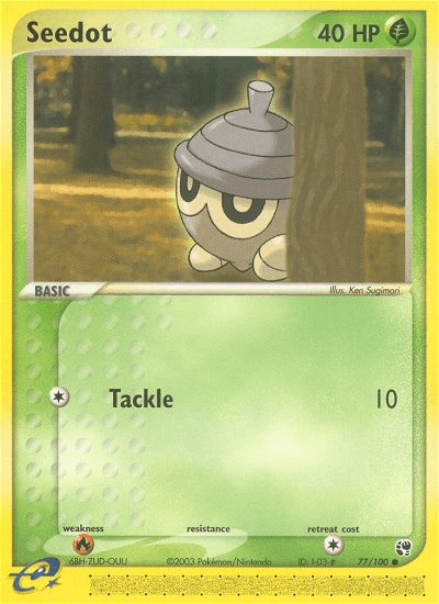 Seedot (77/100) [EX: Sandstorm] (Online Only)
