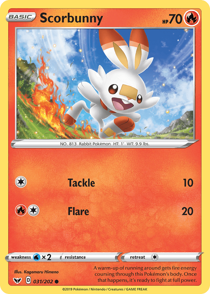 Scorbunny (031/202) [Sword & Shield: Base Set] (Online Only)
