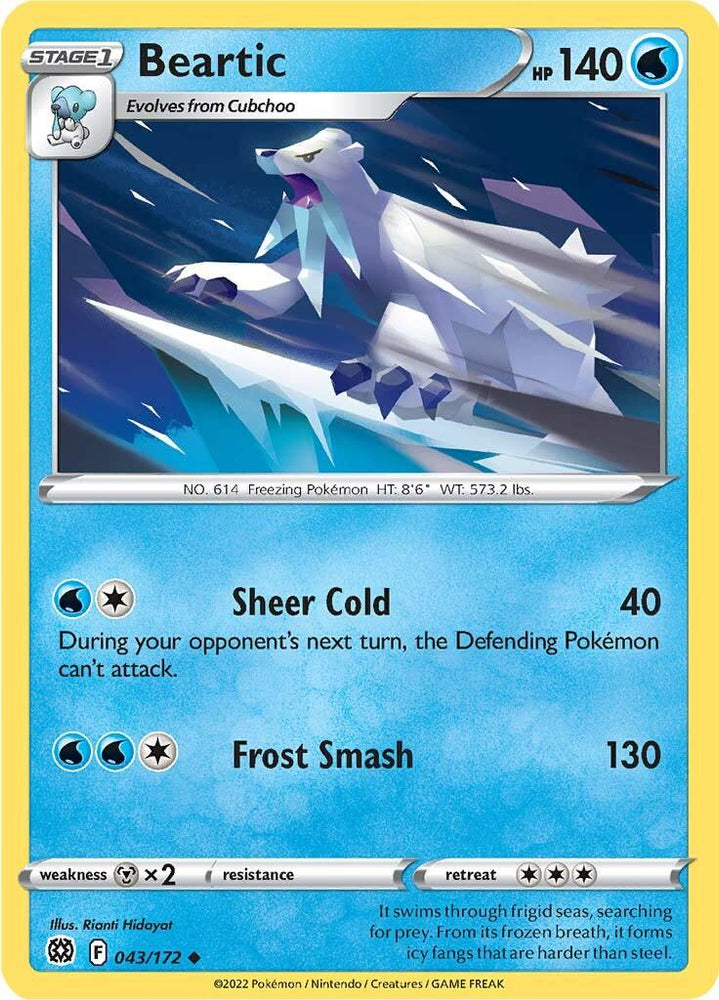 Beartic (043/172) [Sword & Shield: Brilliant Stars] (Online Only)