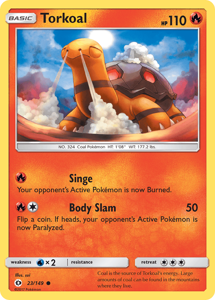 Torkoal (23/149) [Sun & Moon: Base Set] (Online Only)