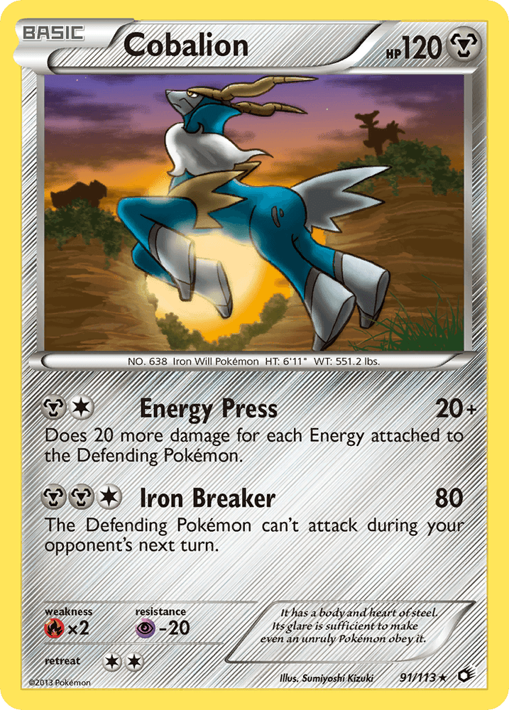 Cobalion (91/113) [Black & White: Legendary Treasures] (Online Only)