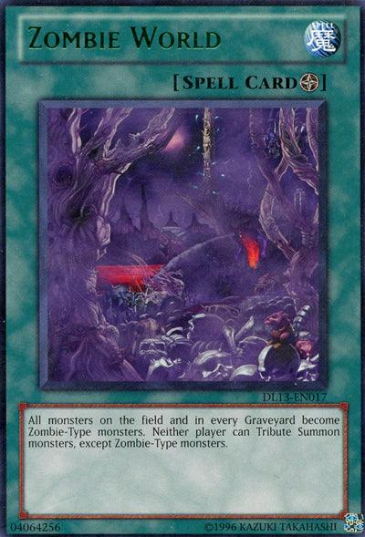 Zombie World (Green) [DL13-EN017] Rare (ONLINE ORDER ONLY)
