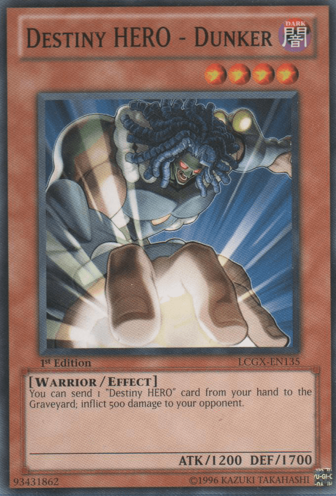 Destiny HERO - Dunker [LCGX-EN135] Common (ONLINE ORDER ONLY)