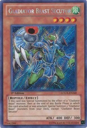 Gladiator Beast Secutor [LCGX-EN240] Secret Rare (ONLINE ORDER ONLY)