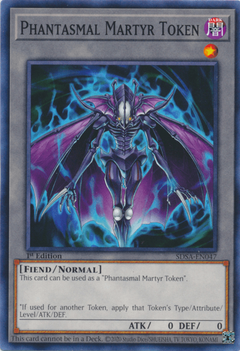 Phantasmal Martyr Token [SDSA-EN047] Common (ONLINE ORDER ONLY)