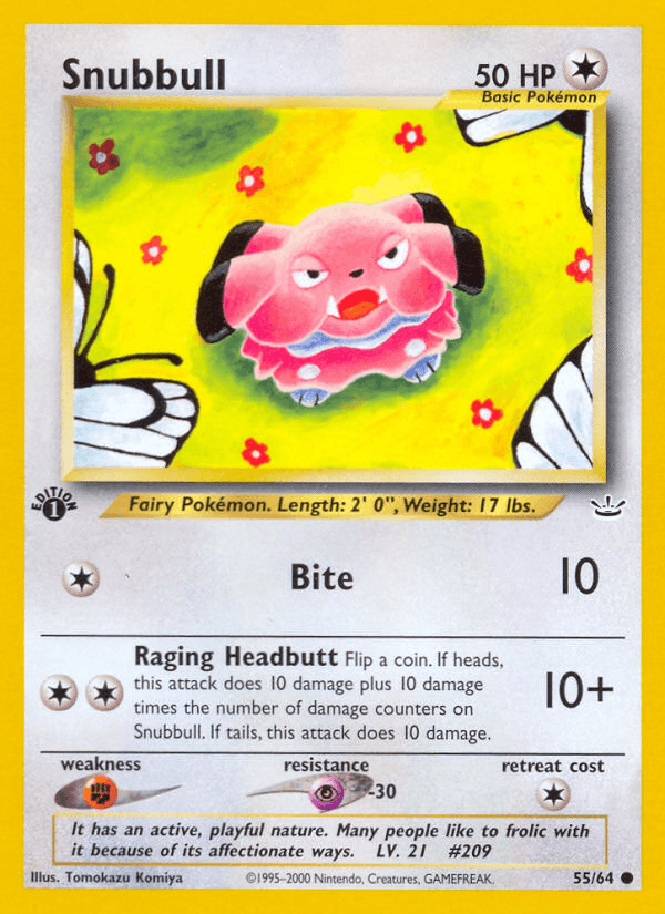 Snubbull (55/64) [Neo Revelation 1st Edition] (Online Only)