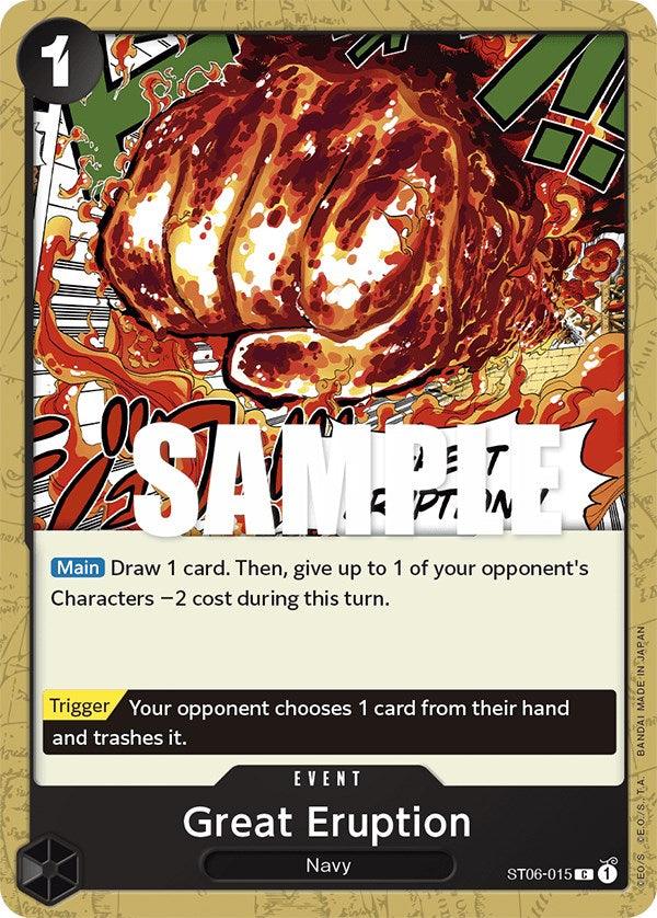 Great Eruption [Starter Deck: Absolute Justice] (ONLINE ORDER ONLY)