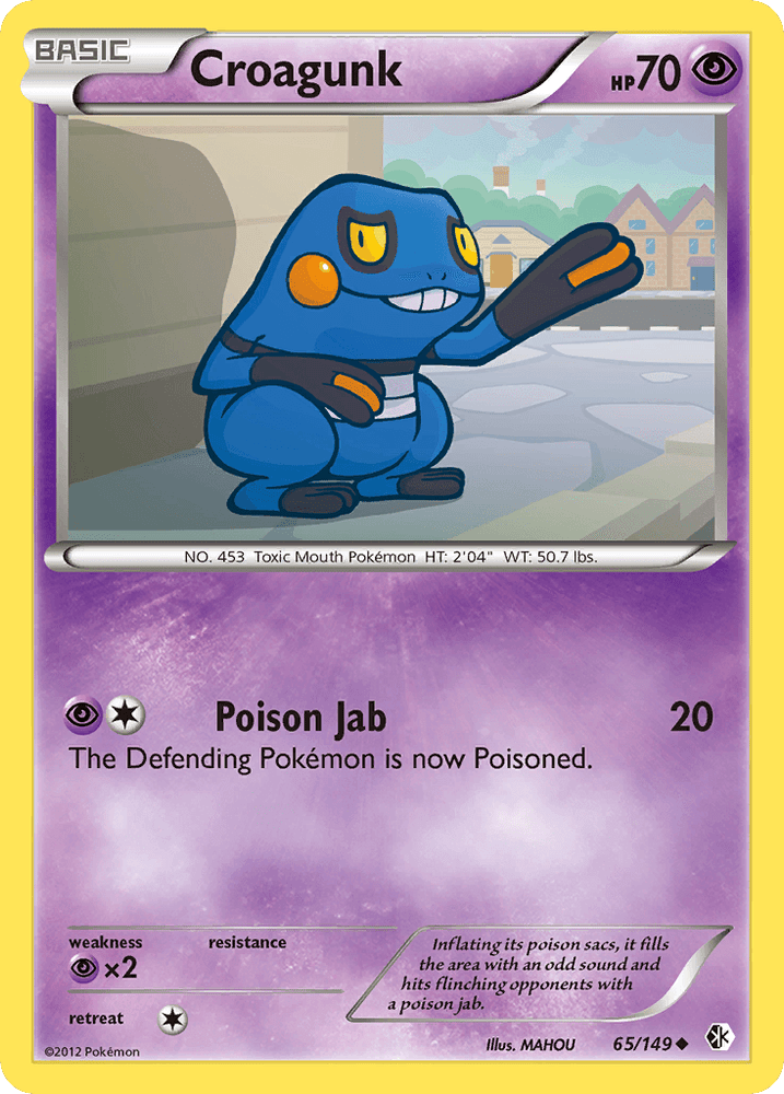Croagunk (65/149) [Black & White: Boundaries Crossed] (Online Only)