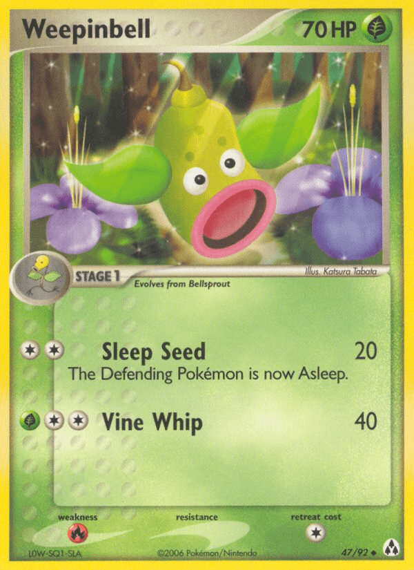 Weepinbell (47/92) [EX: Legend Maker] (Online Only)