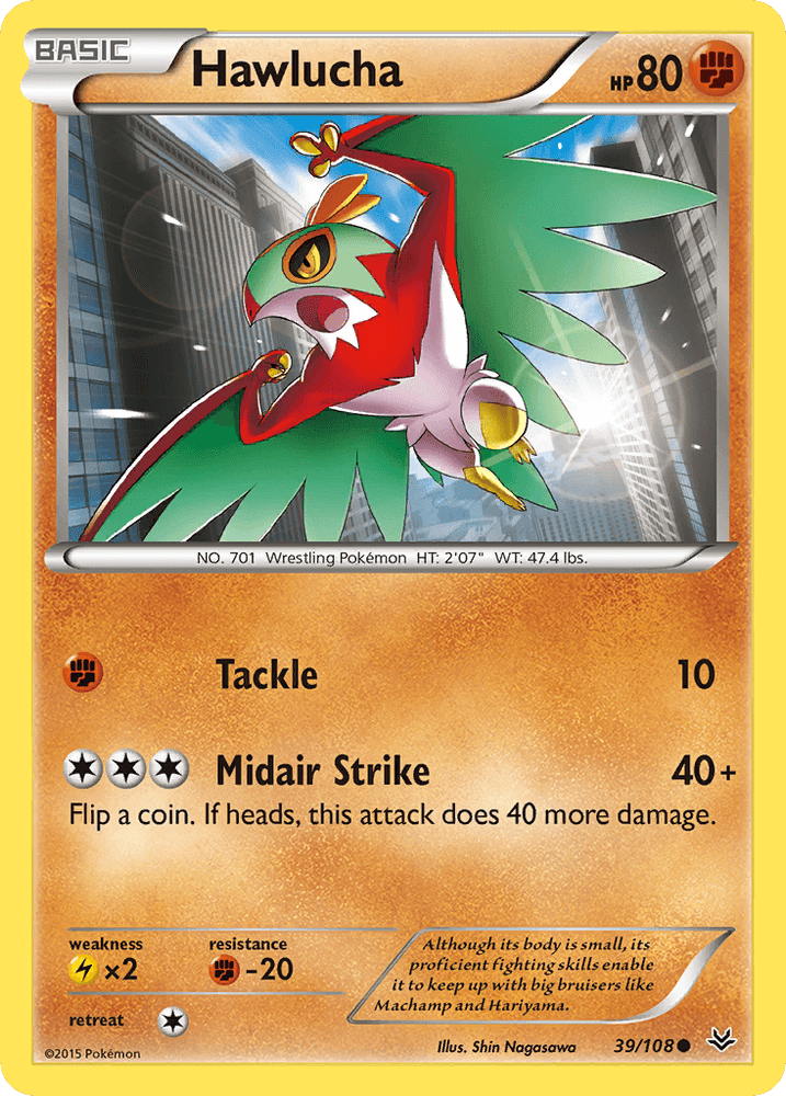 Hawlucha (39/108) [XY: Roaring Skies] (Online Only)
