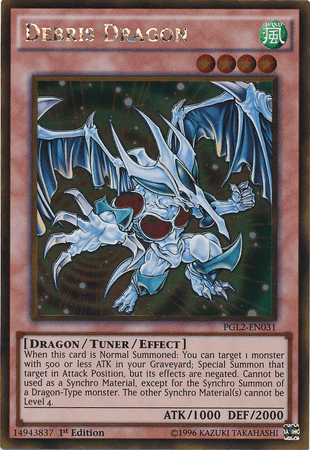 Debris Dragon [PGL2-EN031] Gold Rare (ONLINE ORDER ONLY)
