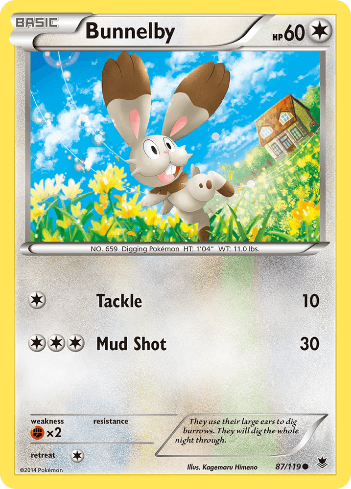 Bunnelby (87/119) [XY: Phantom Forces] (Online Only)