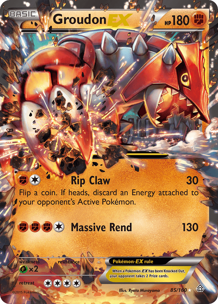 Groudon EX (85/160) [XY: Primal Clash] (Online Only)