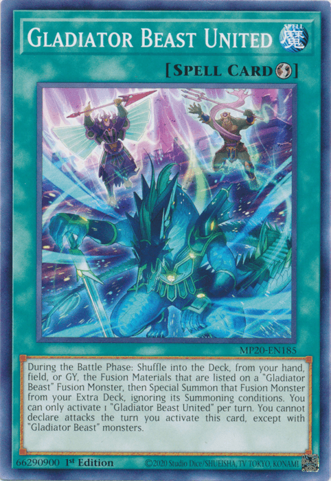 Gladiator Beast United [MP20-EN185] Common (ONLINE ORDER ONLY)