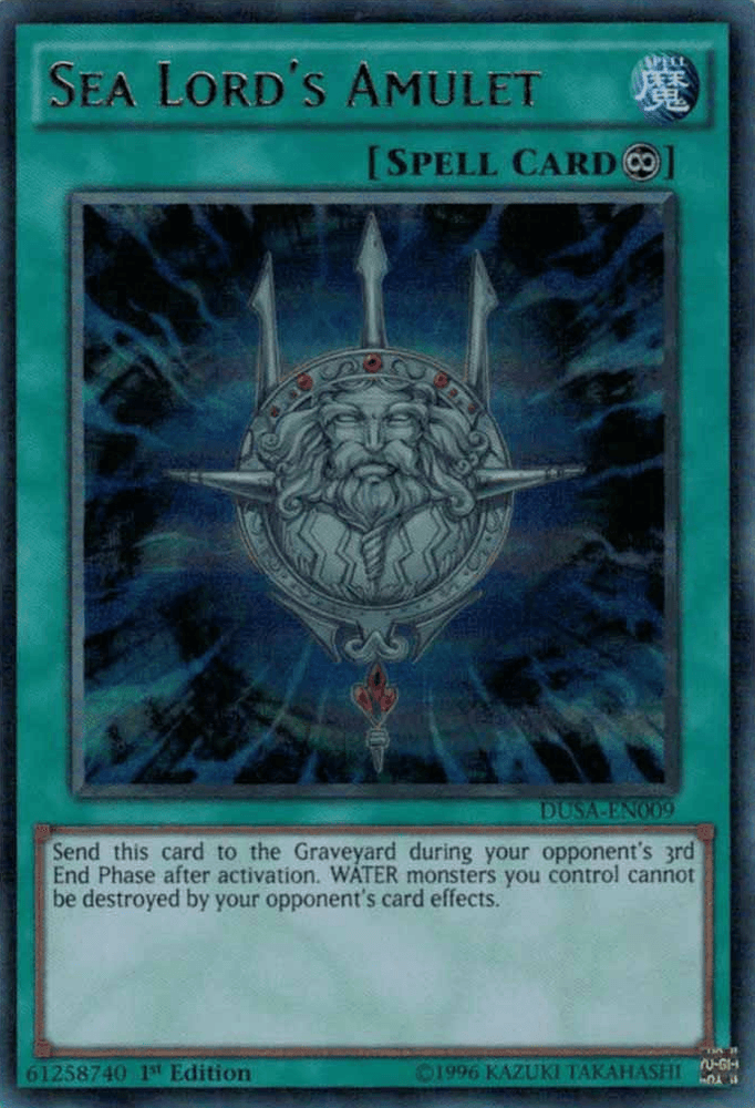 Sea Lord's Amulet [DUSA-EN009] Ultra Rare (ONLINE ORDER ONLY)