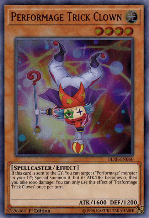 Performage Trick Clown [BLRR-EN060] Ultra Rare (ONLINE ORDER ONLY)