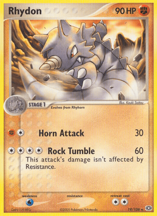 Rhydon (19/106) [EX: Emerald] (Online Only)