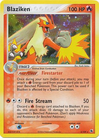 Blaziken (3/109) (Cosmos Holo) [EX: Battle Stadium] (Online Only)