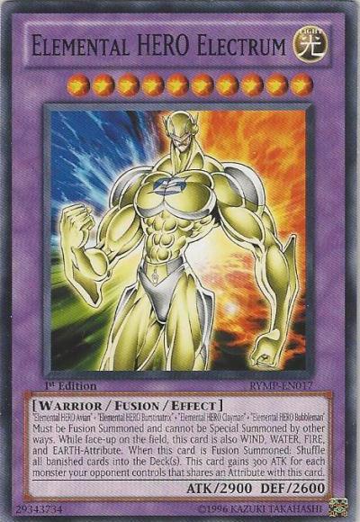 Elemental HERO Electrum [RYMP-EN017] Common (ONLINE ORDER ONLY)
