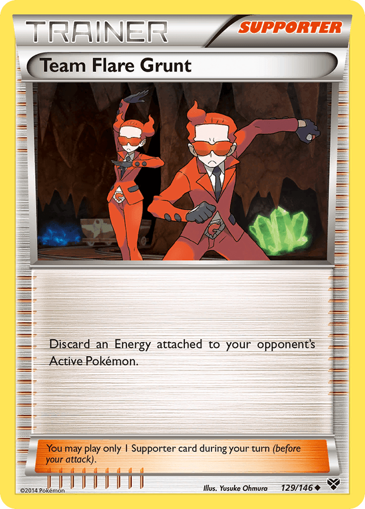 Team Flare Grunt (129/146) [XY: Base Set] (Online Only)