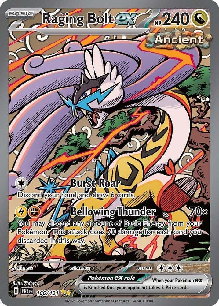 Raging Bolt ex (166/131) [Scarlet & Violet: Prismatic Evolutions] (Online Only)