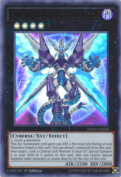 Firewall eXceed Dragon [DANE-EN036] Ultra Rare (ONLINE ORDER ONLY)
