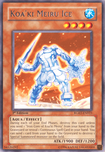 Koa'ki Meiru Ice [RGBT-EN025] Rare (ONLINE ORDER ONLY)