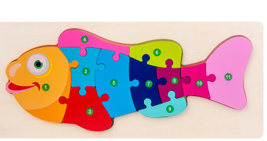 Children's Cartoon Number Animal Puzzle (ONLINE ORDER ONLY)