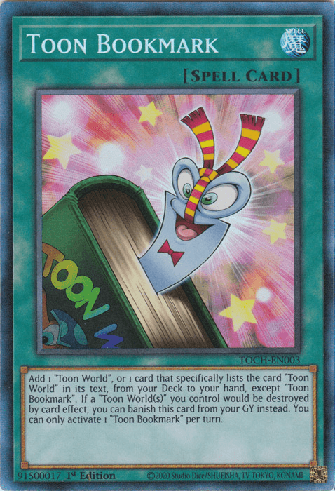 Toon Bookmark [TOCH-EN003] Collector's Rare (ONLINE ORDER ONLY)