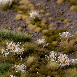 Gamers Grass Tufts: White Flowers- Wild (ONLINE ORDER ONLY)