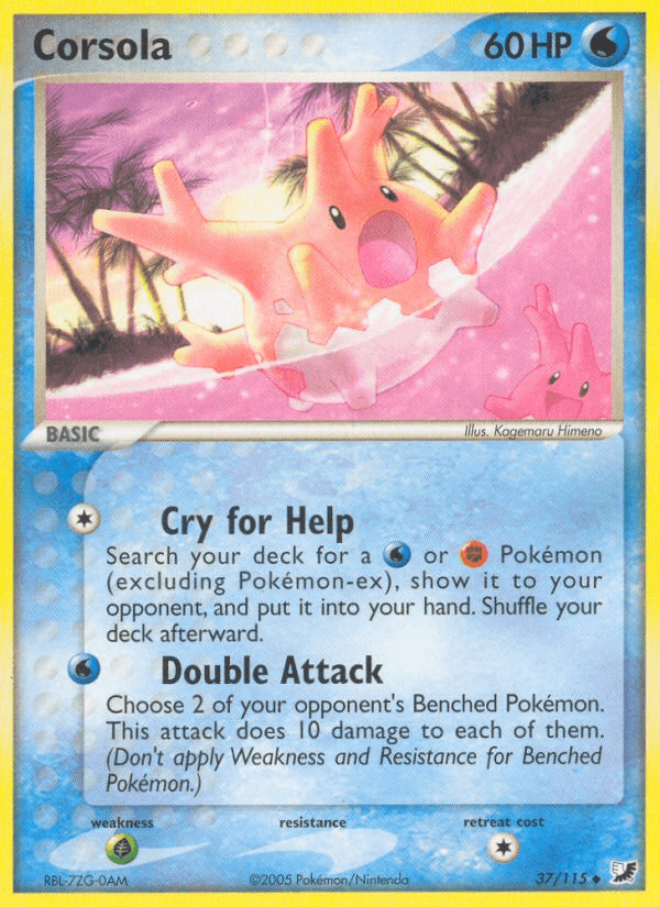 Corsola (37/115) [EX: Unseen Forces] (Online Only)