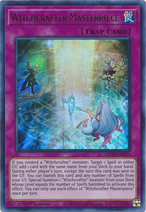 Witchcrafter Masterpiece [MP20-EN231] Ultra Rare (ONLINE ORDER ONLY)
