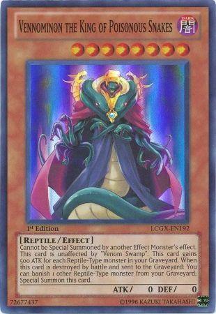 Vennominon the King of Poisonous Snakes [LCGX-EN192] Super Rare (ONLINE ORDER ONLY)