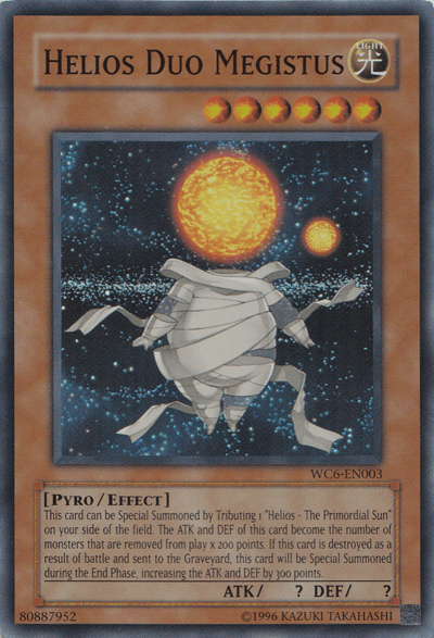 Helios Duo Megistus [WC6-EN003] Super Rare (ONLINE ORDER ONLY)
