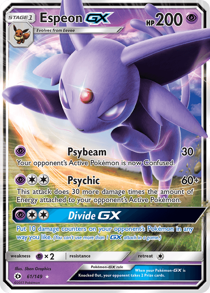 Espeon GX (61/149) [Sun & Moon: Base Set] (Online Only)
