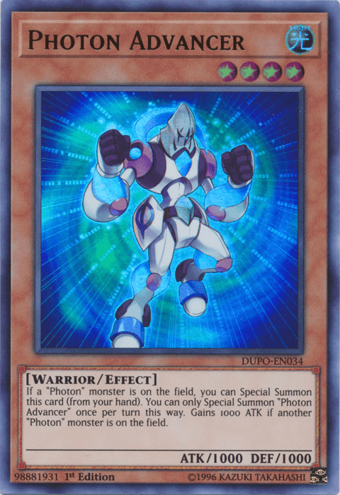 Photon Advancer [DUPO-EN034] Ultra Rare (ONLINE ORDER ONLY)