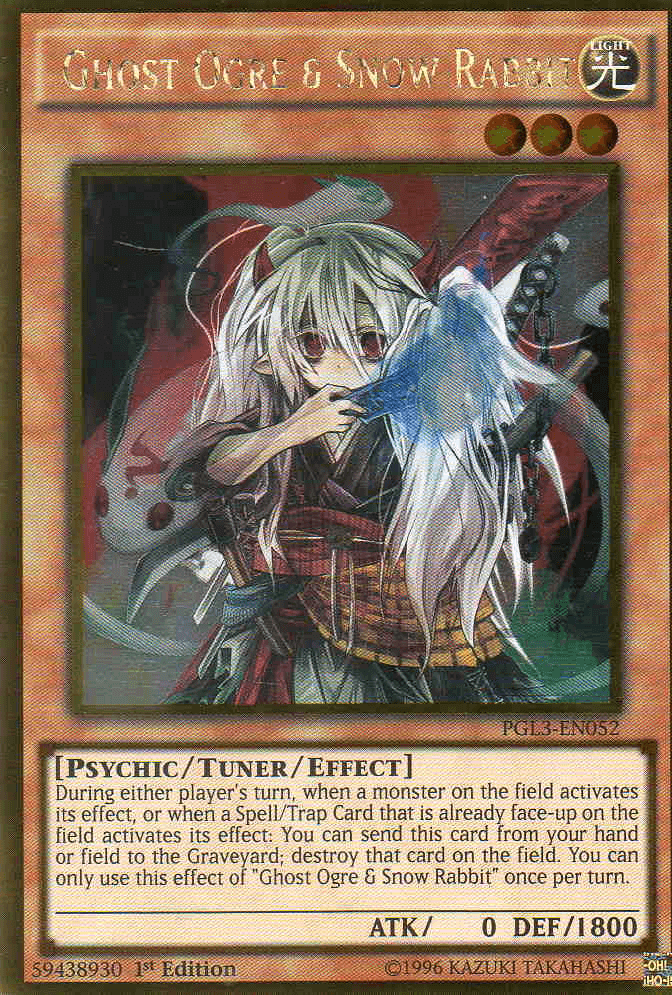 Ghost Ogre & Snow Rabbit [PGL3-EN052] Gold Rare (ONLINE ORDER ONLY)